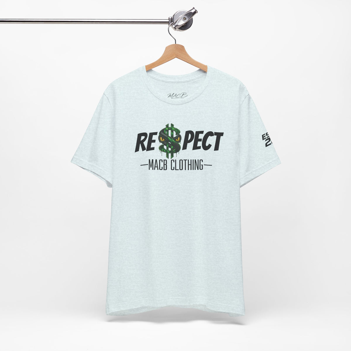 MACB updated S/Snake design unisex RE$PECT shirt