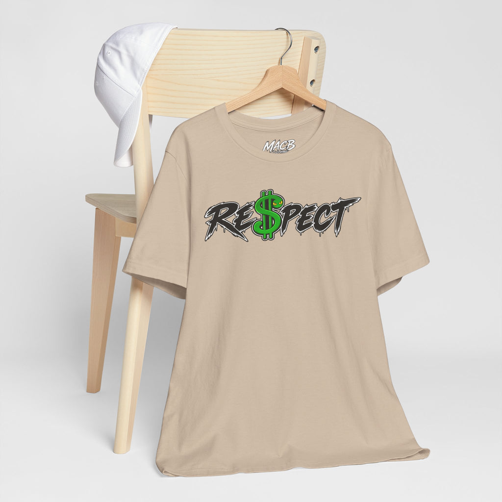 Unisex white color dark font combo