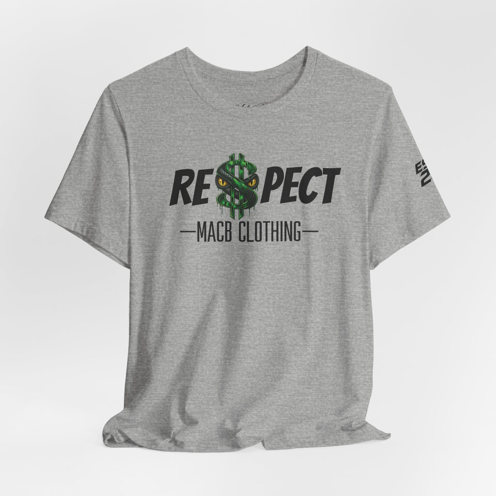 MACB updated S/Snake design unisex RE$PECT shirt