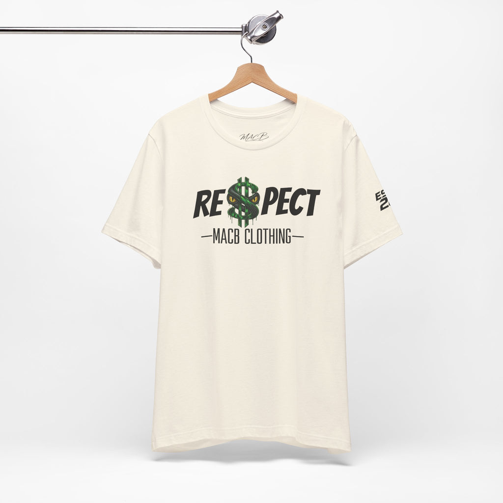MACB updated S/Snake design unisex RE$PECT shirt