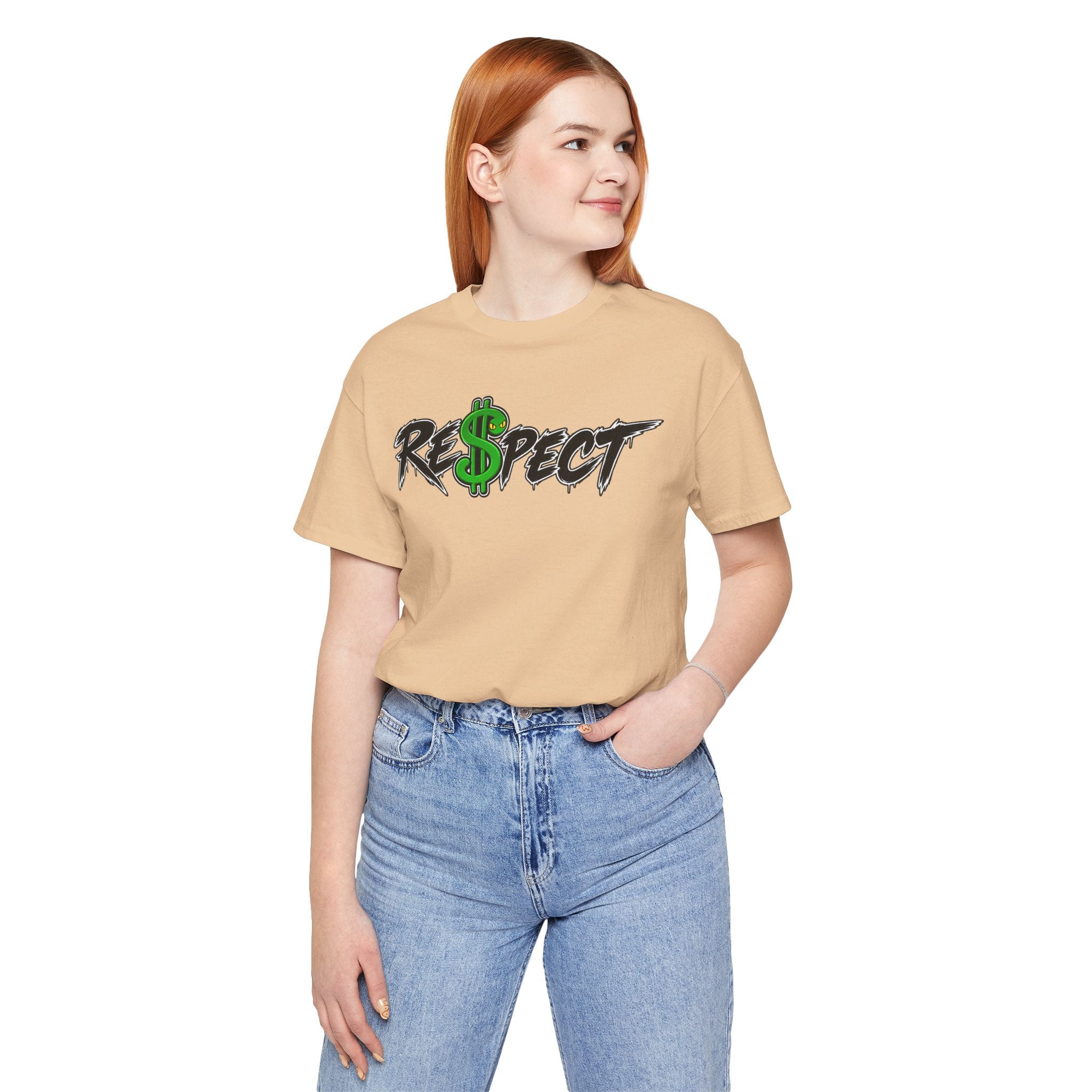 Unisex white color dark font combo