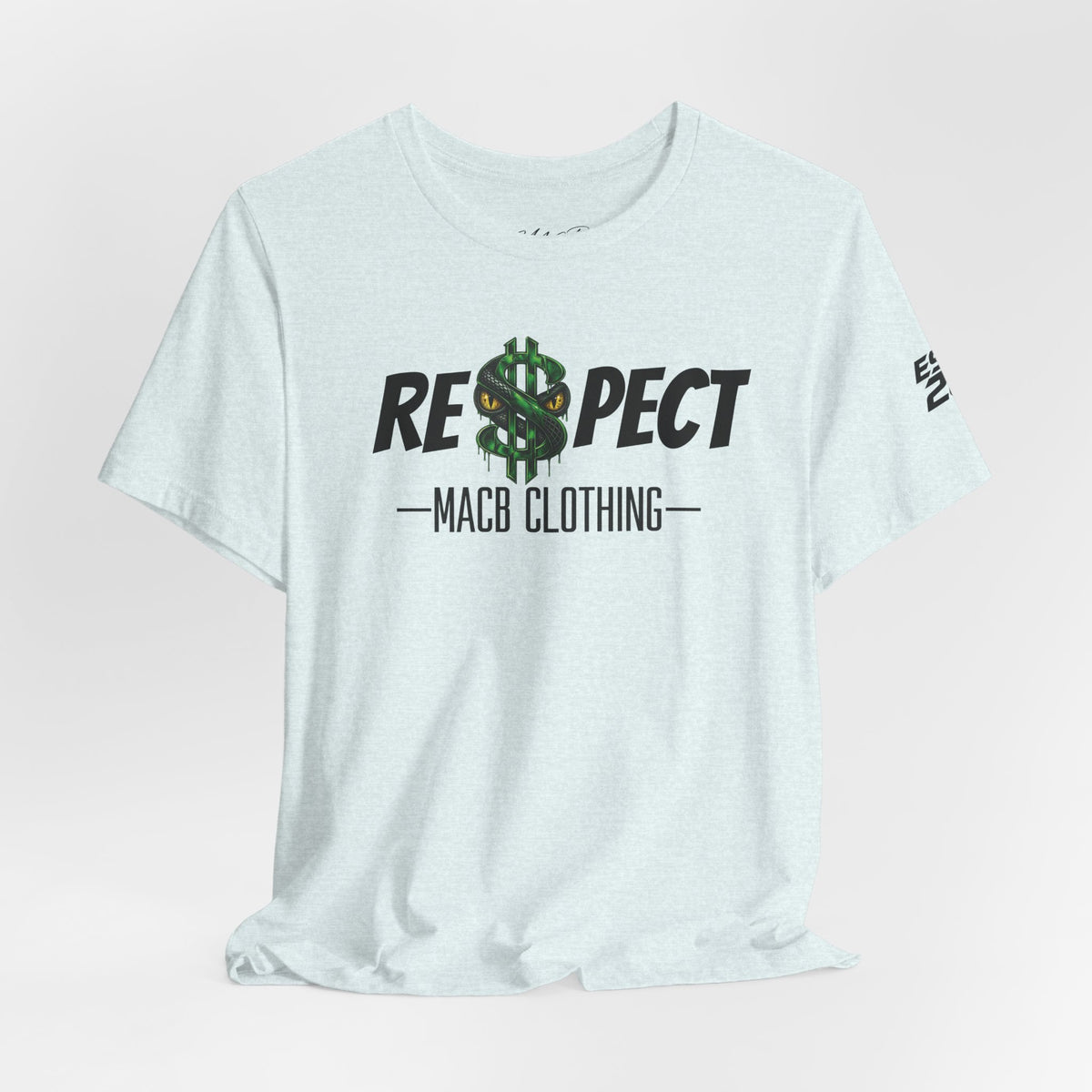 MACB updated S/Snake design unisex RE$PECT shirt