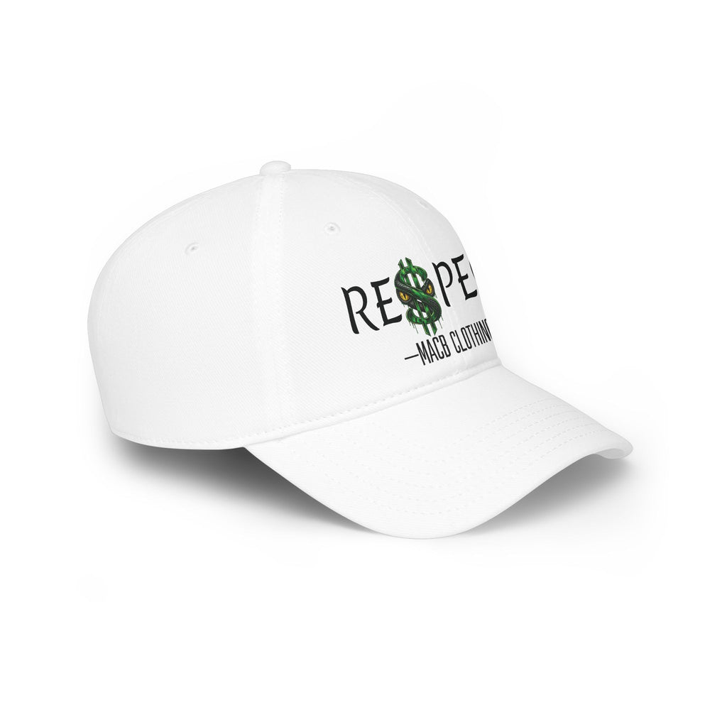 MACB DARK FONT RESPECT BASEBALL CAP