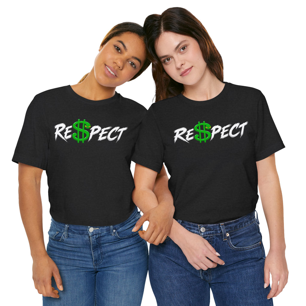 Unisex dark color white font combo