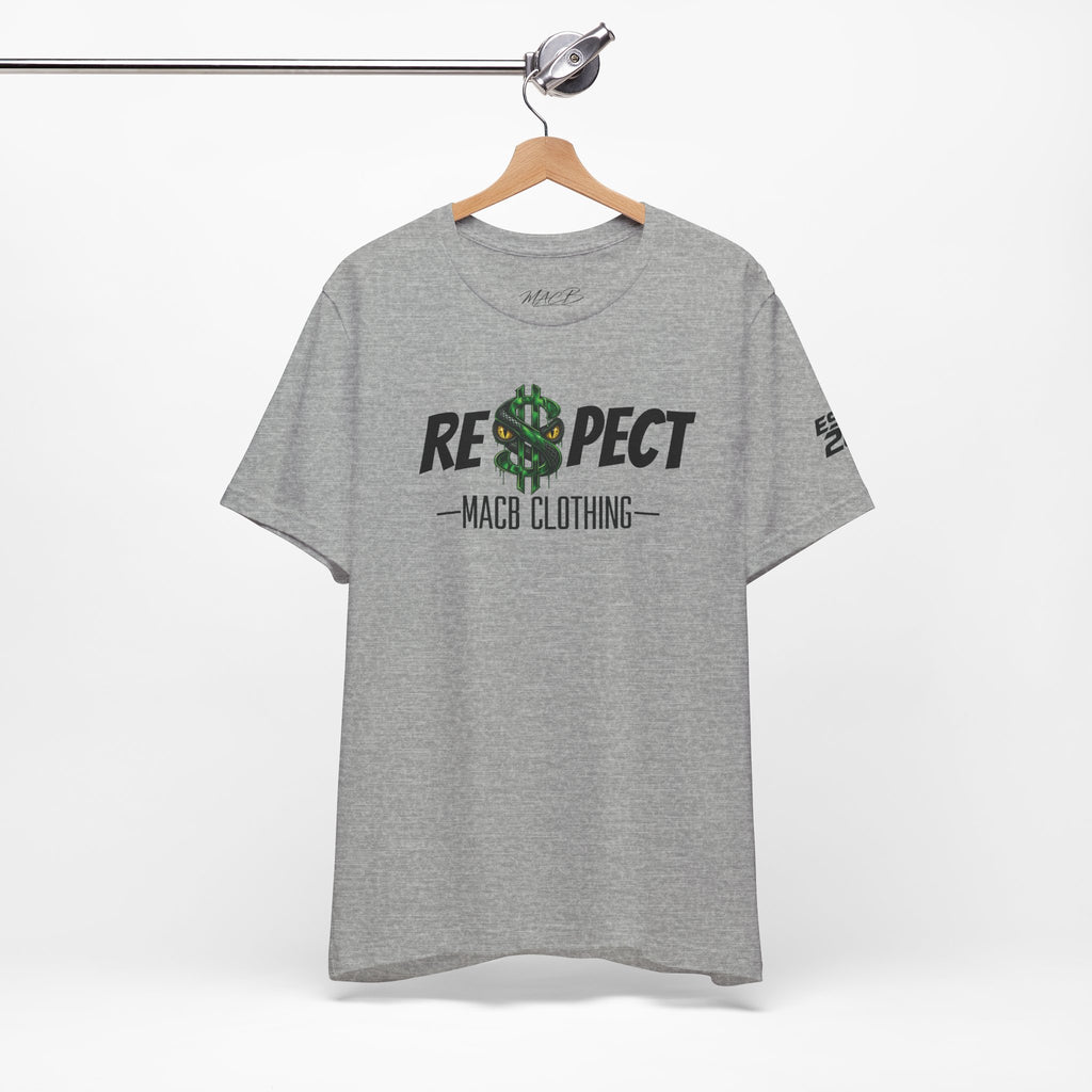 MACB updated S/Snake design unisex RE$PECT shirt