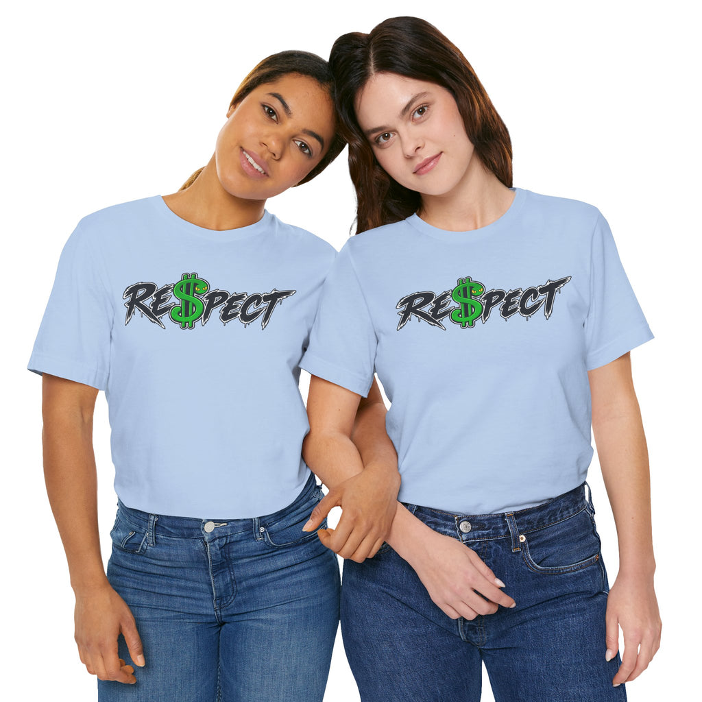 Unisex white color dark font combo