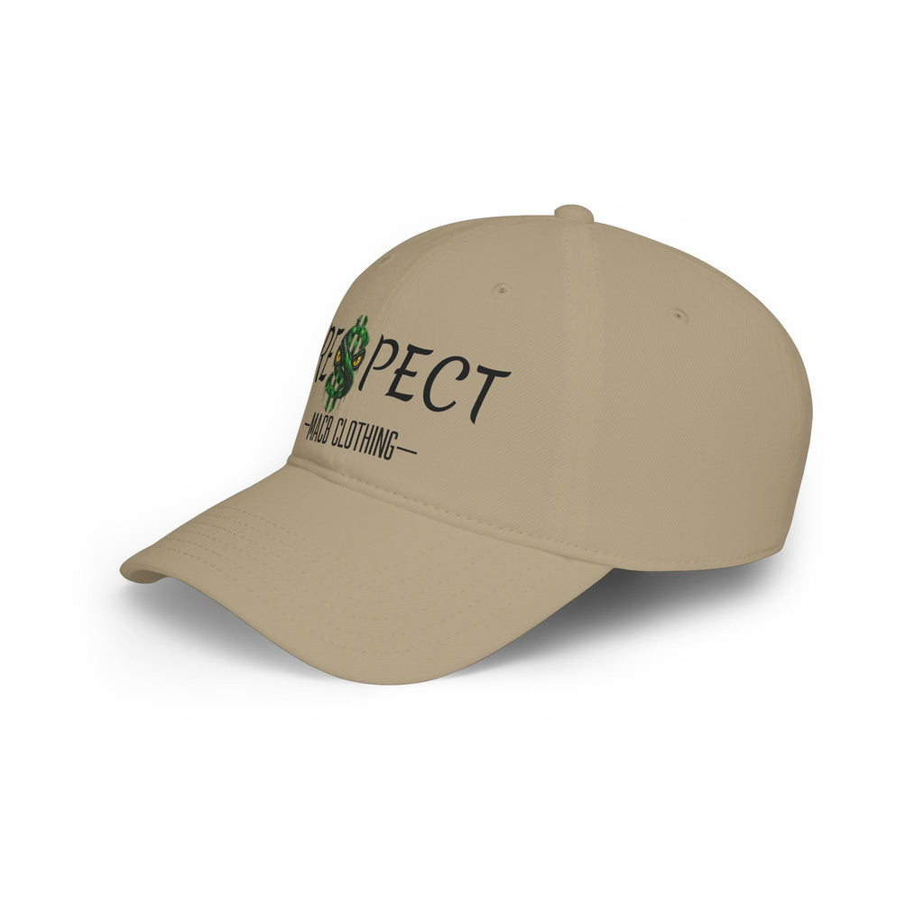 MACB DARK FONT RESPECT BASEBALL CAP