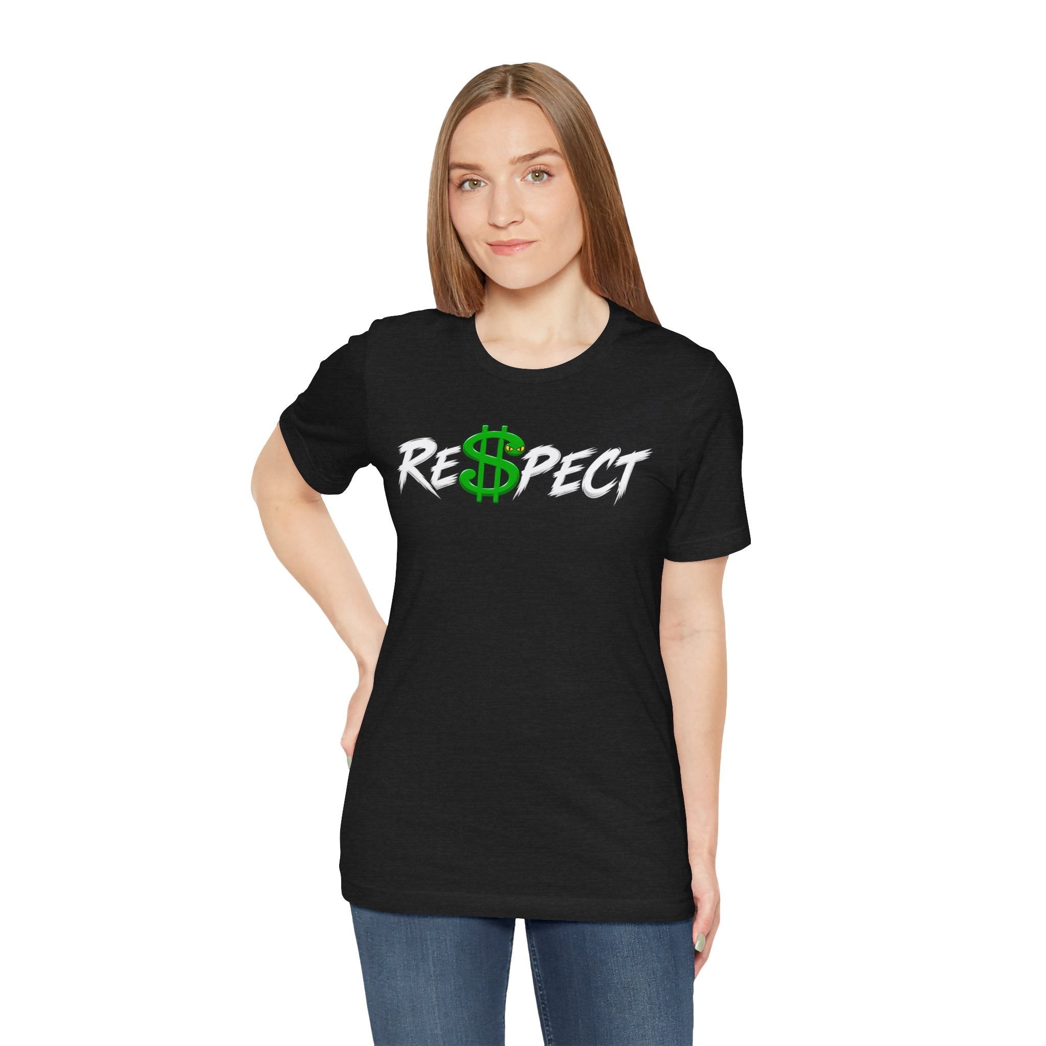 Unisex dark color white font combo