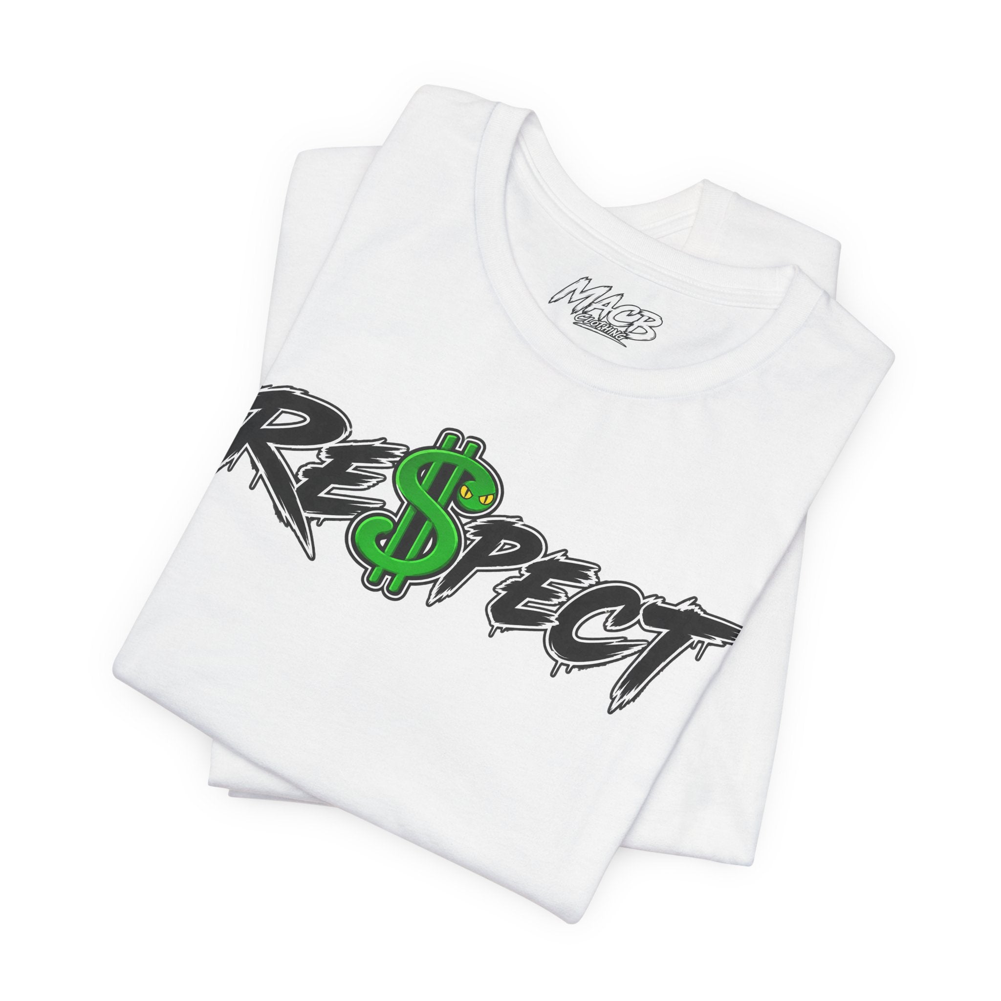 Unisex white color dark font combo