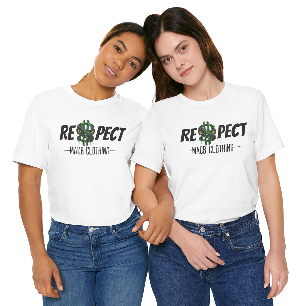 MACB updated S/Snake design unisex RE$PECT shirt