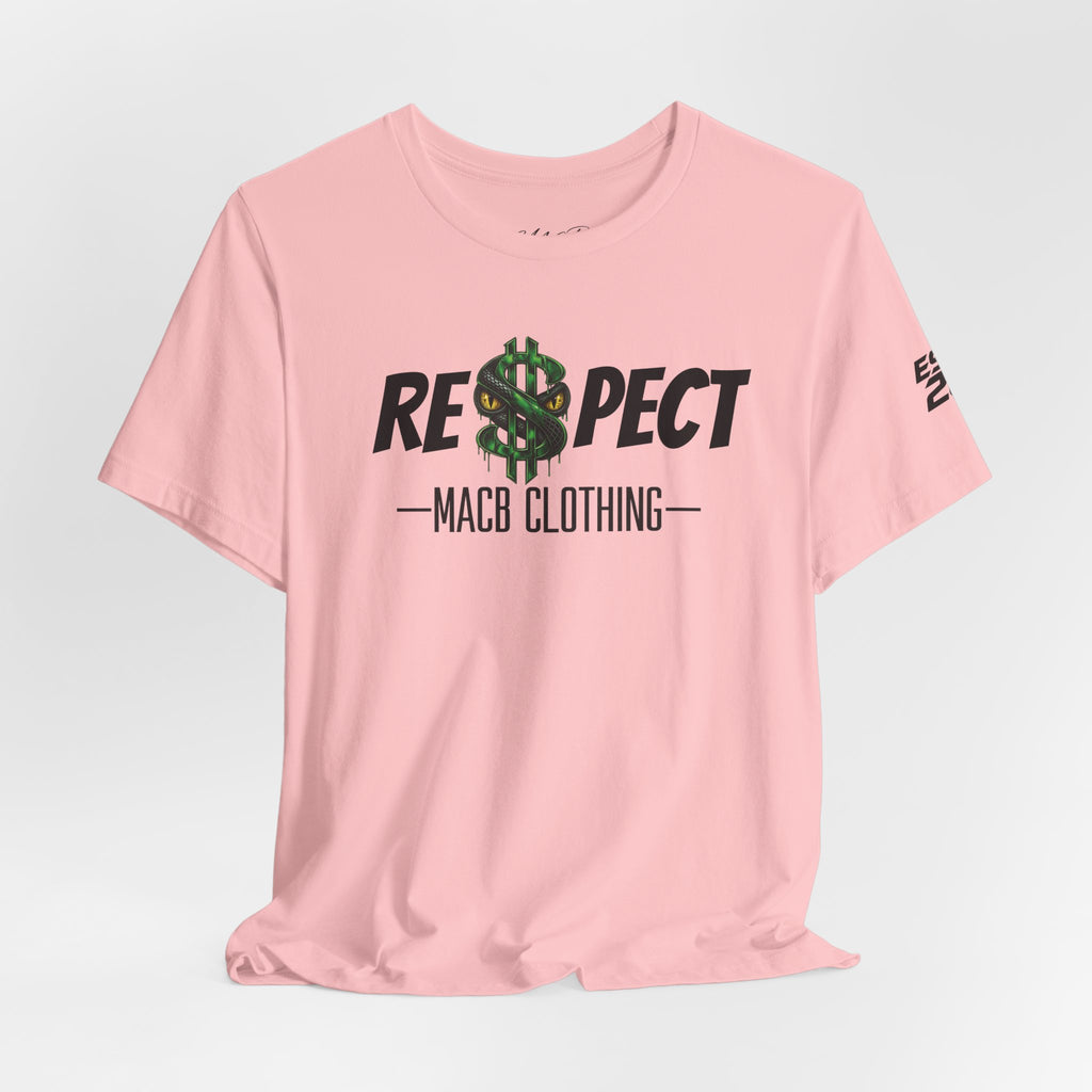 MACB updated S/Snake design unisex RE$PECT shirt