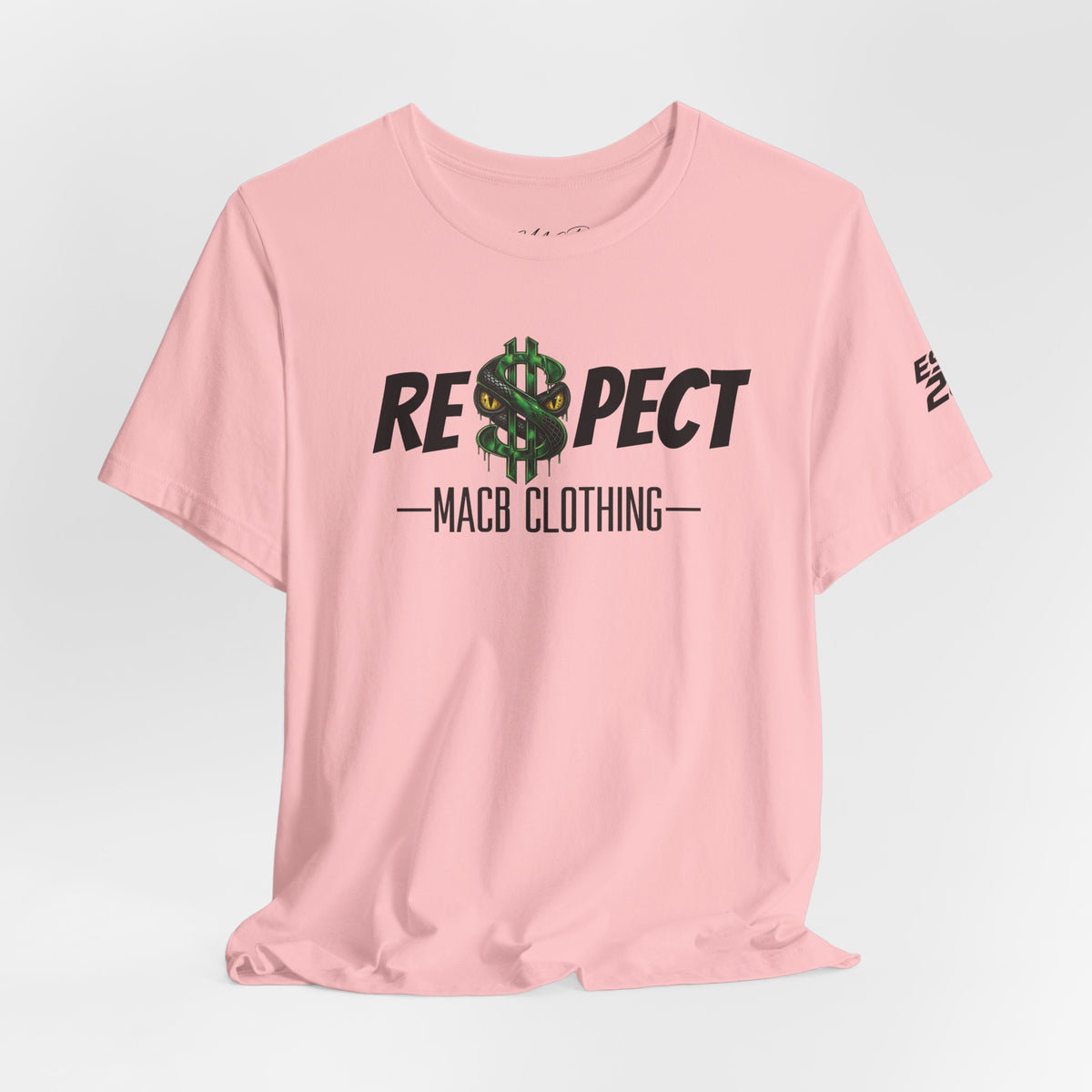 MACB updated S/Snake design unisex RE$PECT shirt