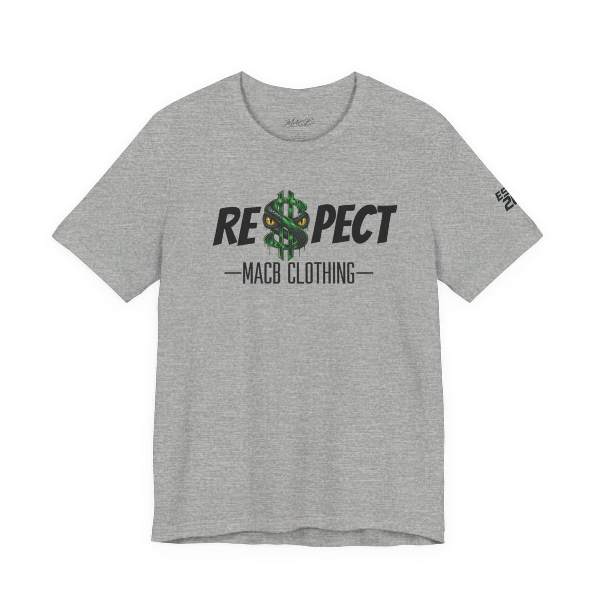 MACB updated S/Snake design unisex RE$PECT shirt