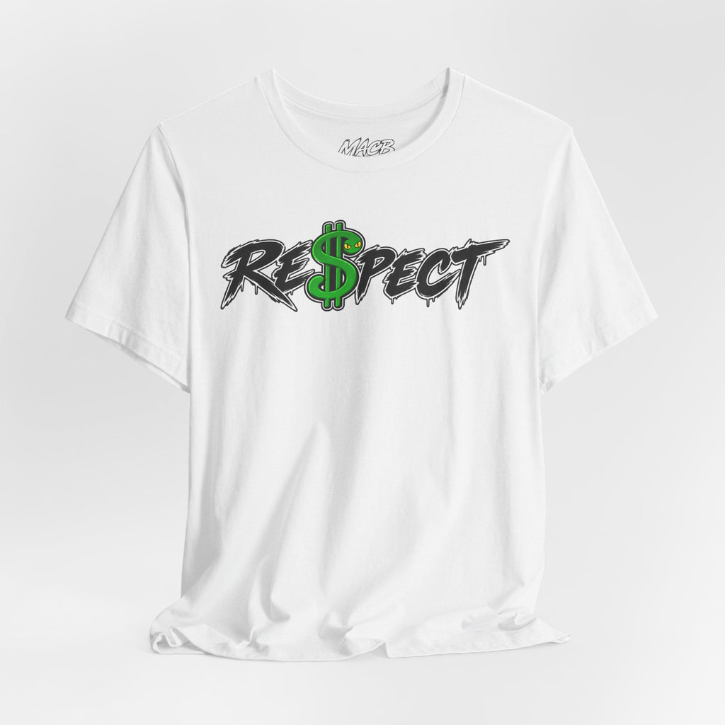Unisex white color dark font combo
