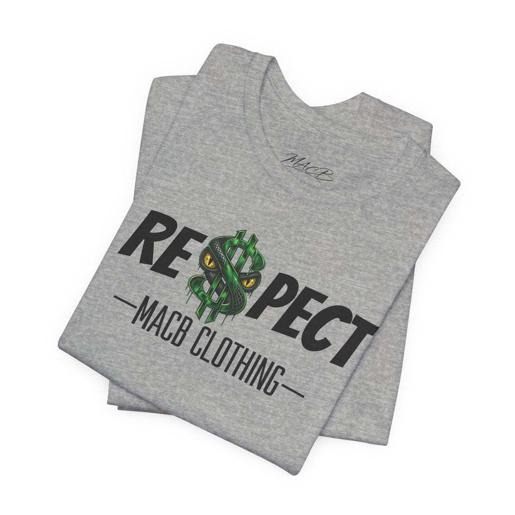 MACB updated S/Snake design unisex RE$PECT shirt