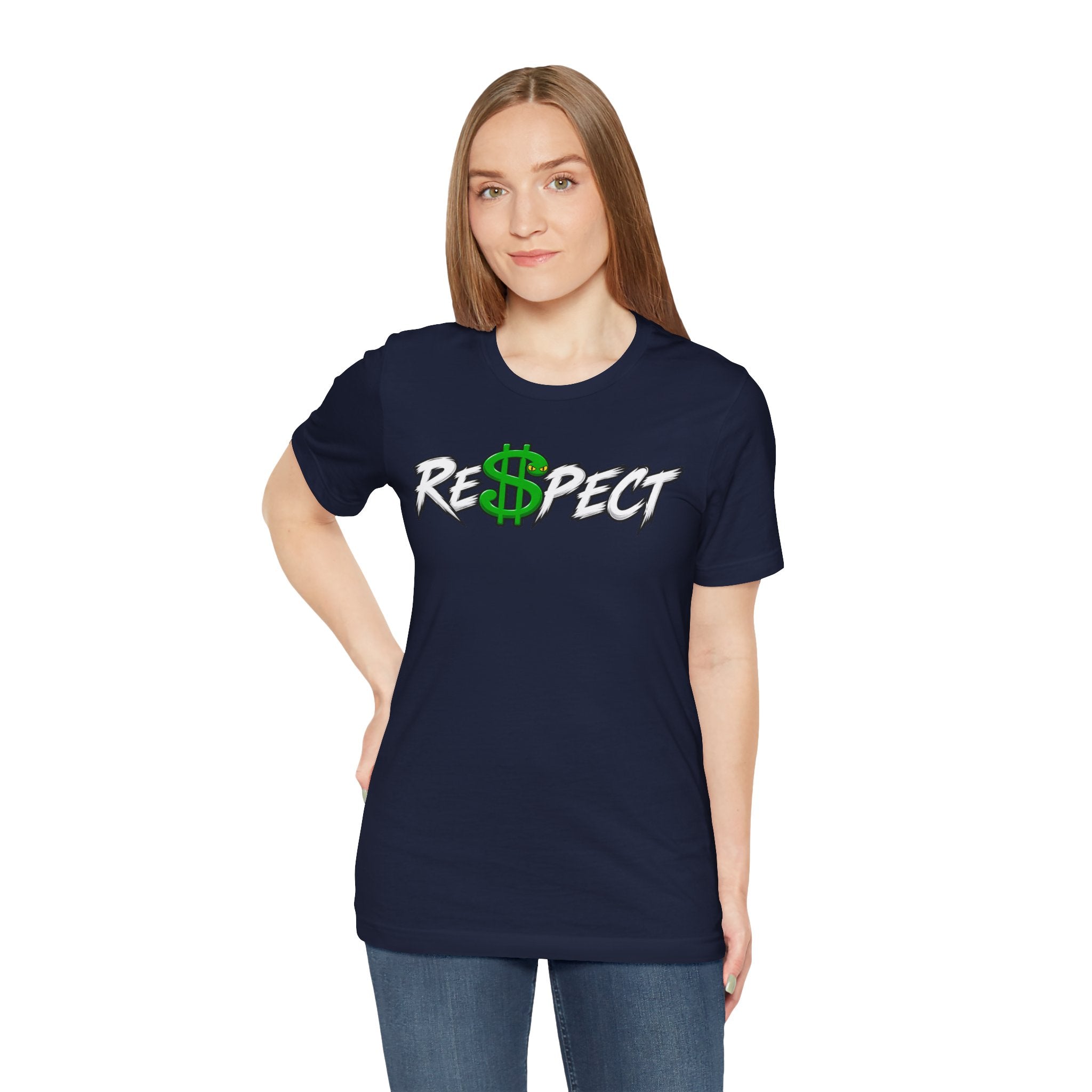 Unisex dark color white font combo