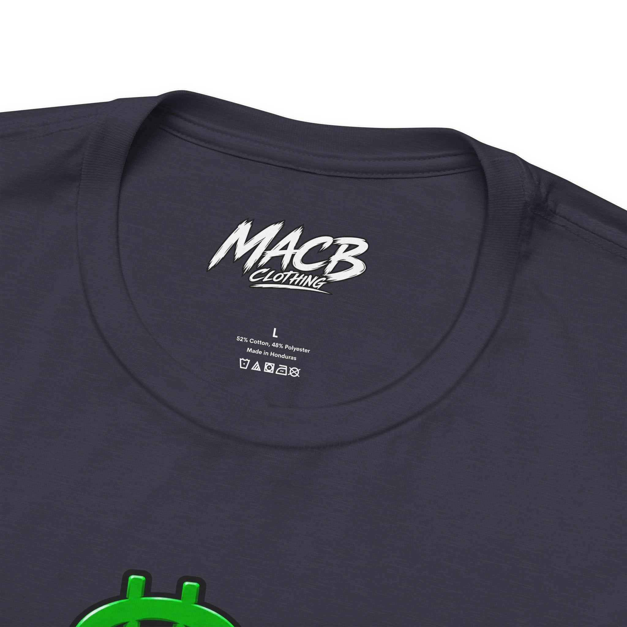 Unisex dark color white font combo