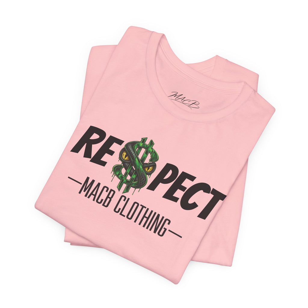 MACB updated S/Snake design unisex RE$PECT shirt