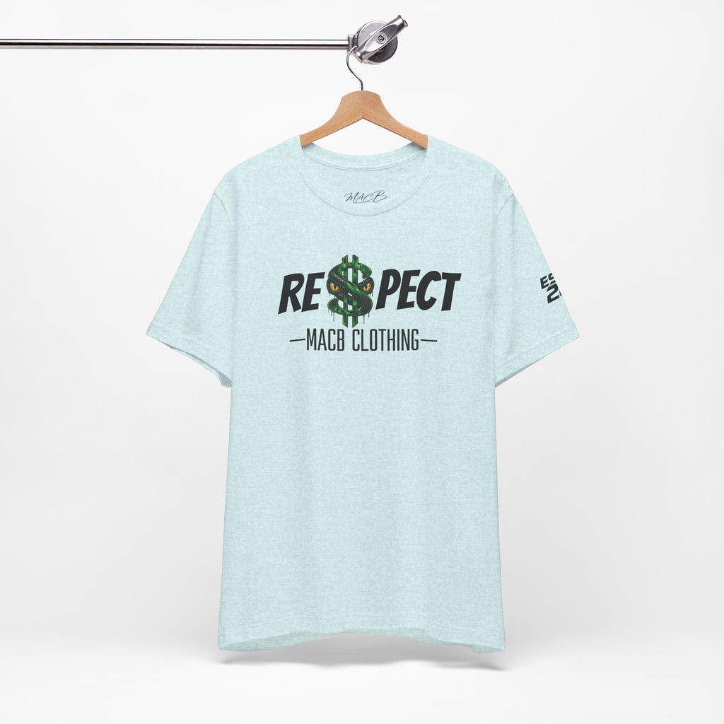 MACB updated S/Snake design unisex RE$PECT shirt