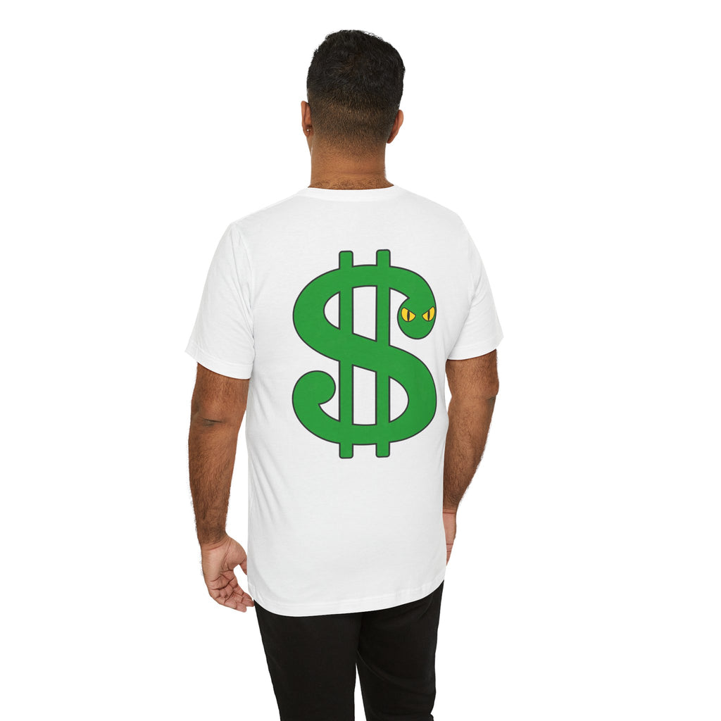 Unisex white color dark font combo