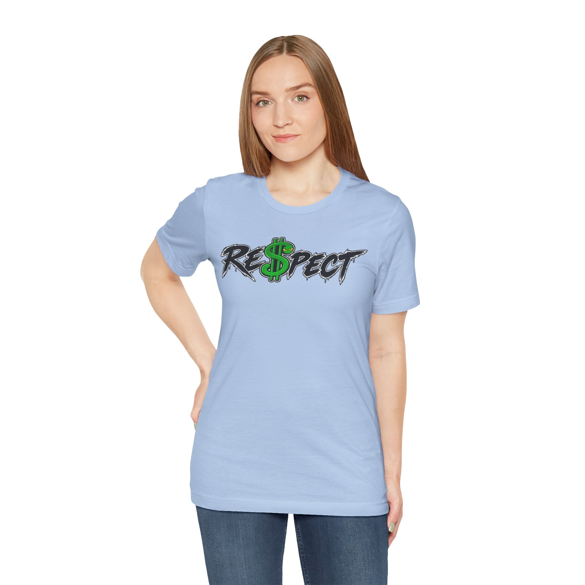 Unisex white color dark font combo