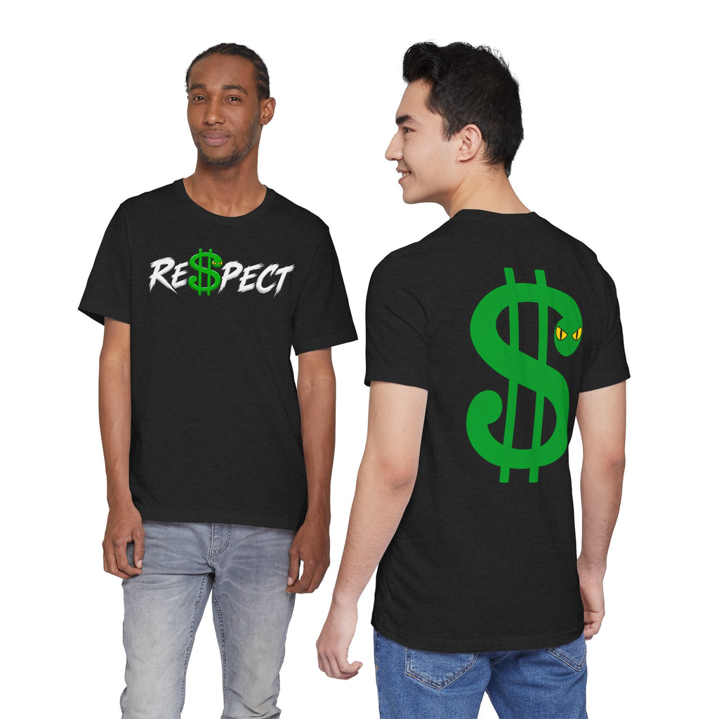 Unisex dark color white font combo