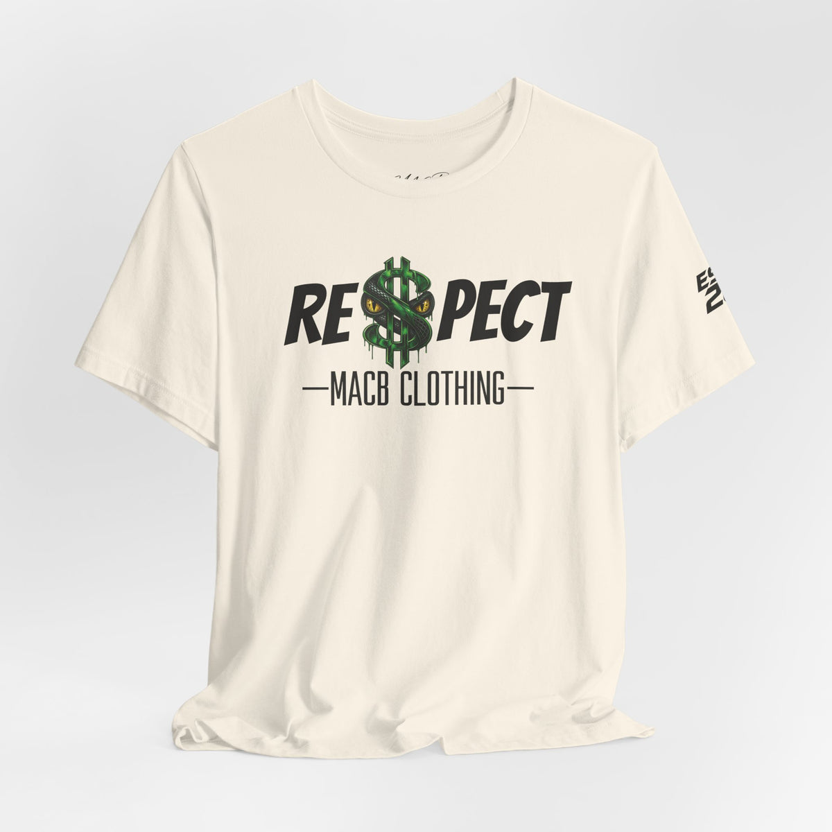 MACB updated S/Snake design unisex RE$PECT shirt