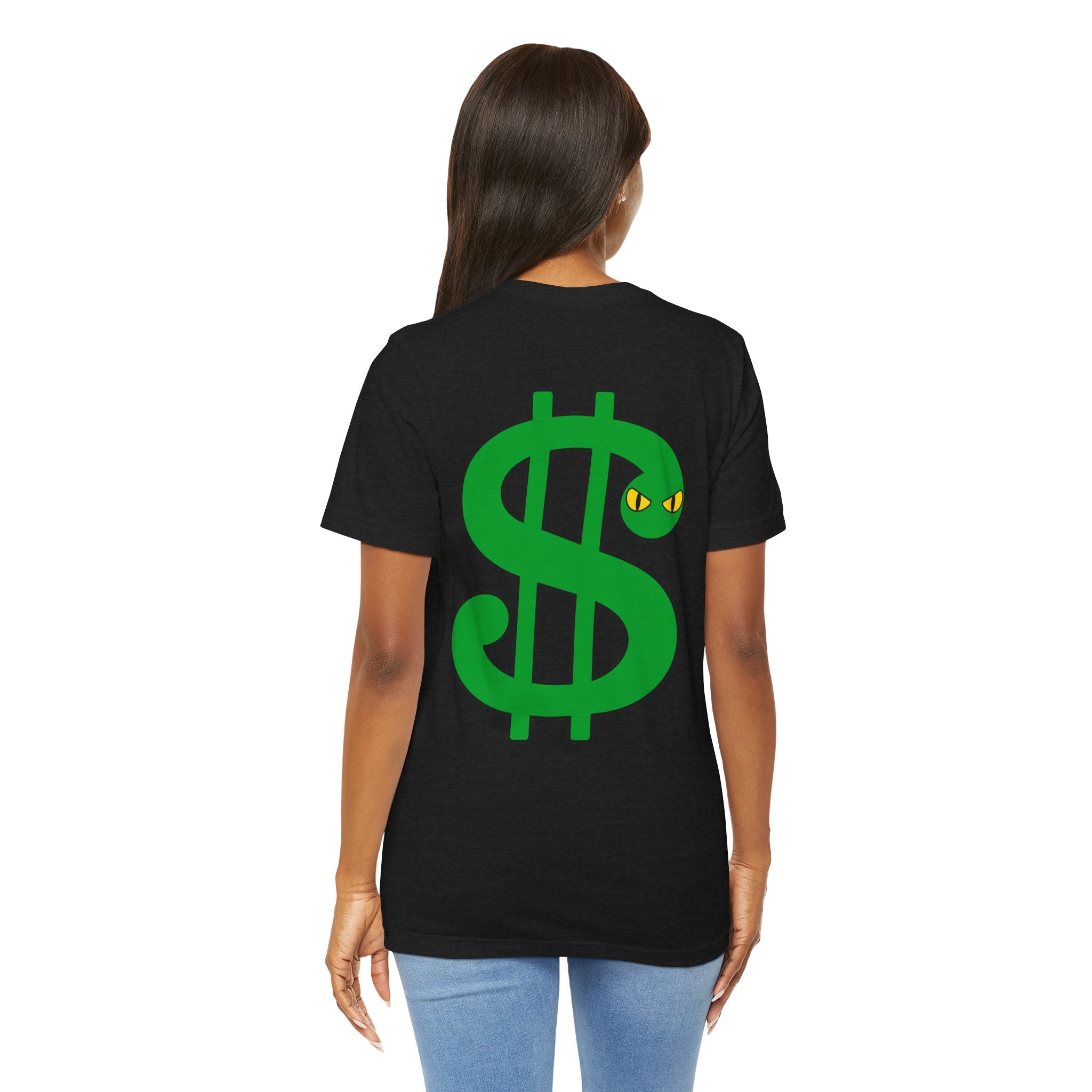 Unisex dark color white font combo