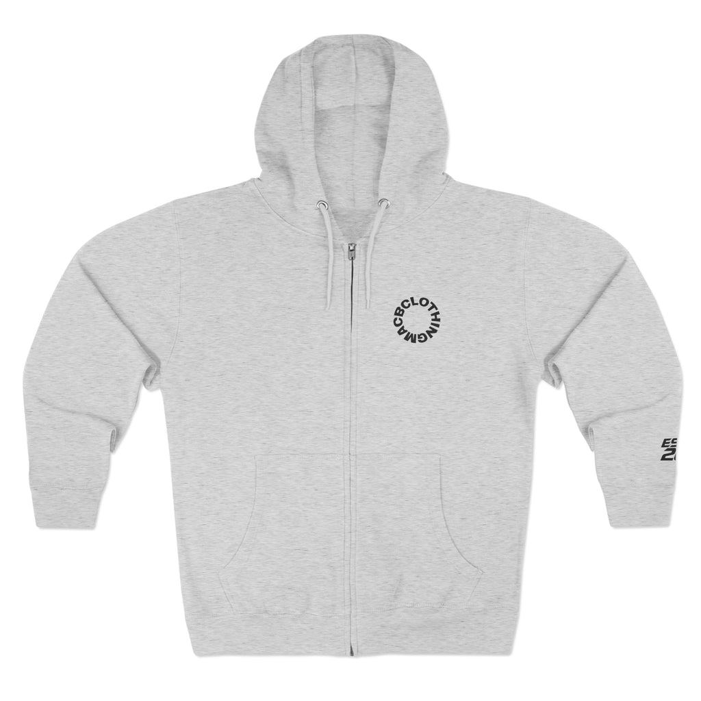 Unisex Zip Hoodie Large snake face back