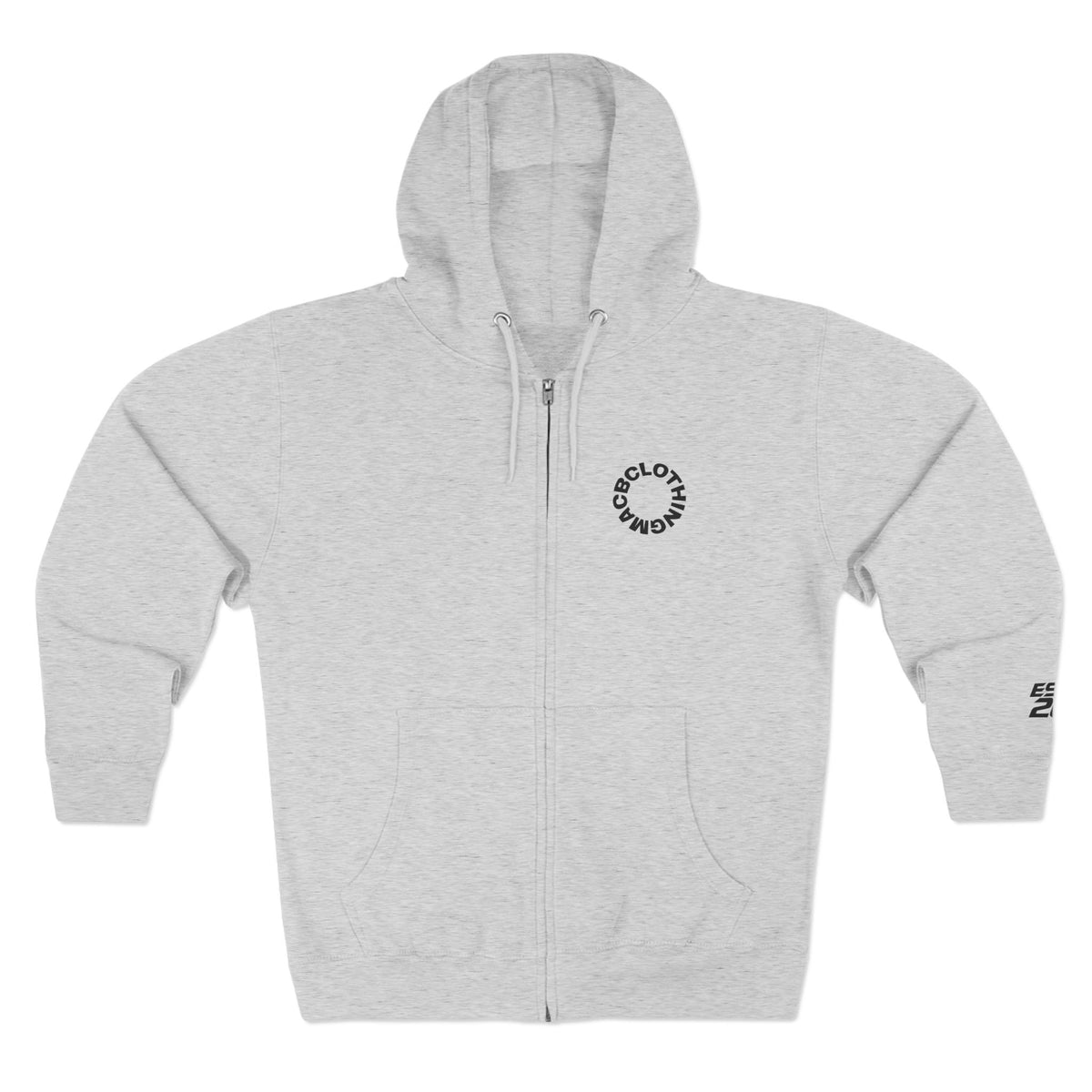 Unisex Zip Hoodie Large snake face back
