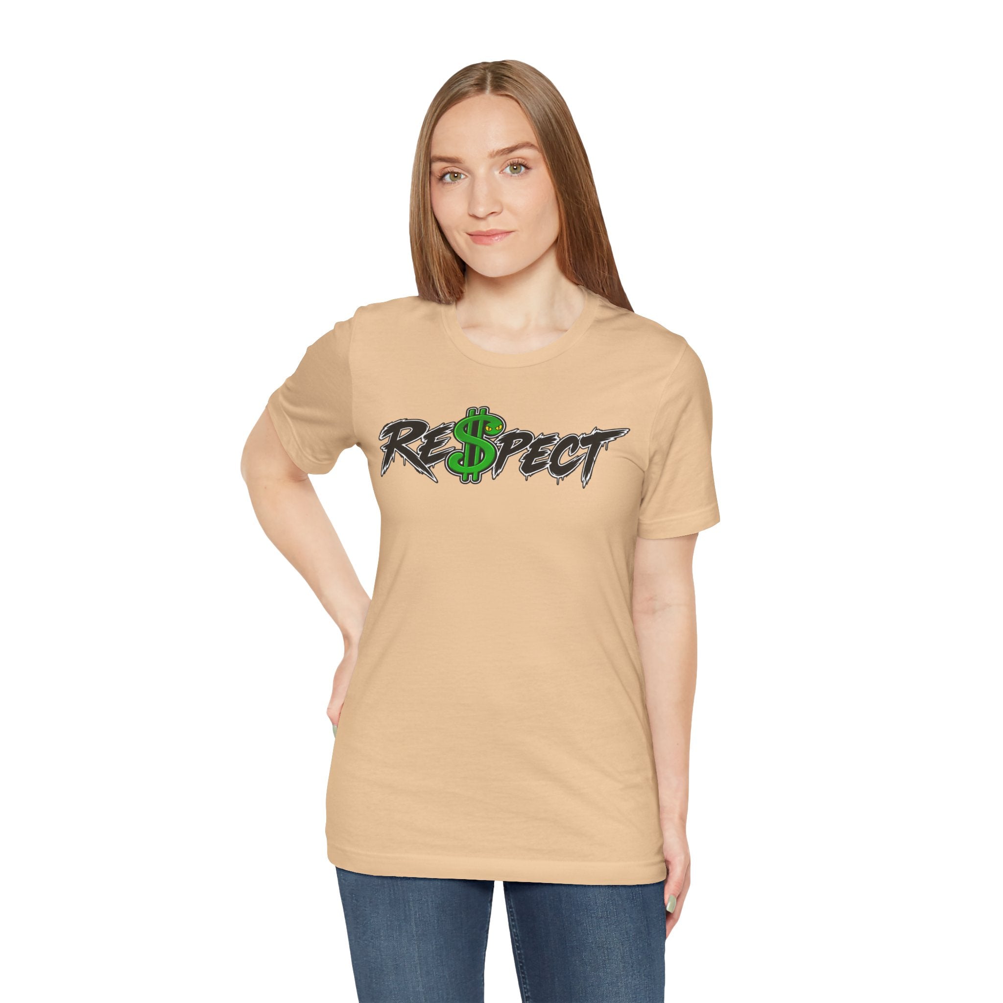 Unisex white color dark font combo