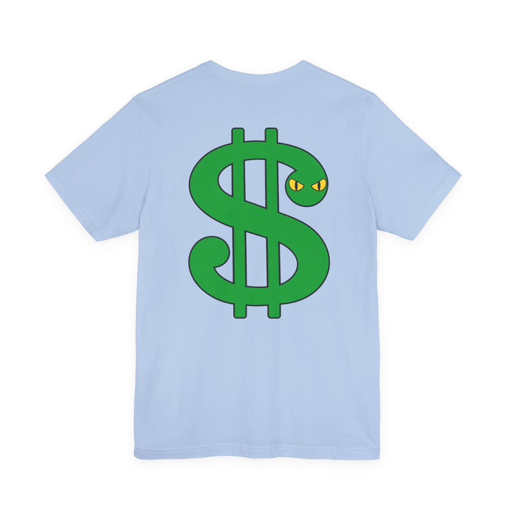 Unisex white color dark font combo
