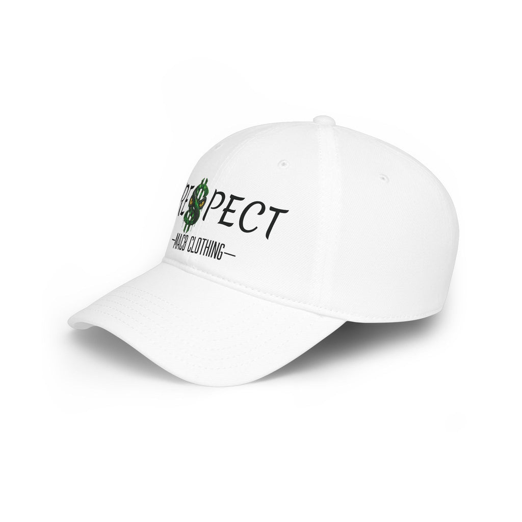MACB DARK FONT RESPECT BASEBALL CAP