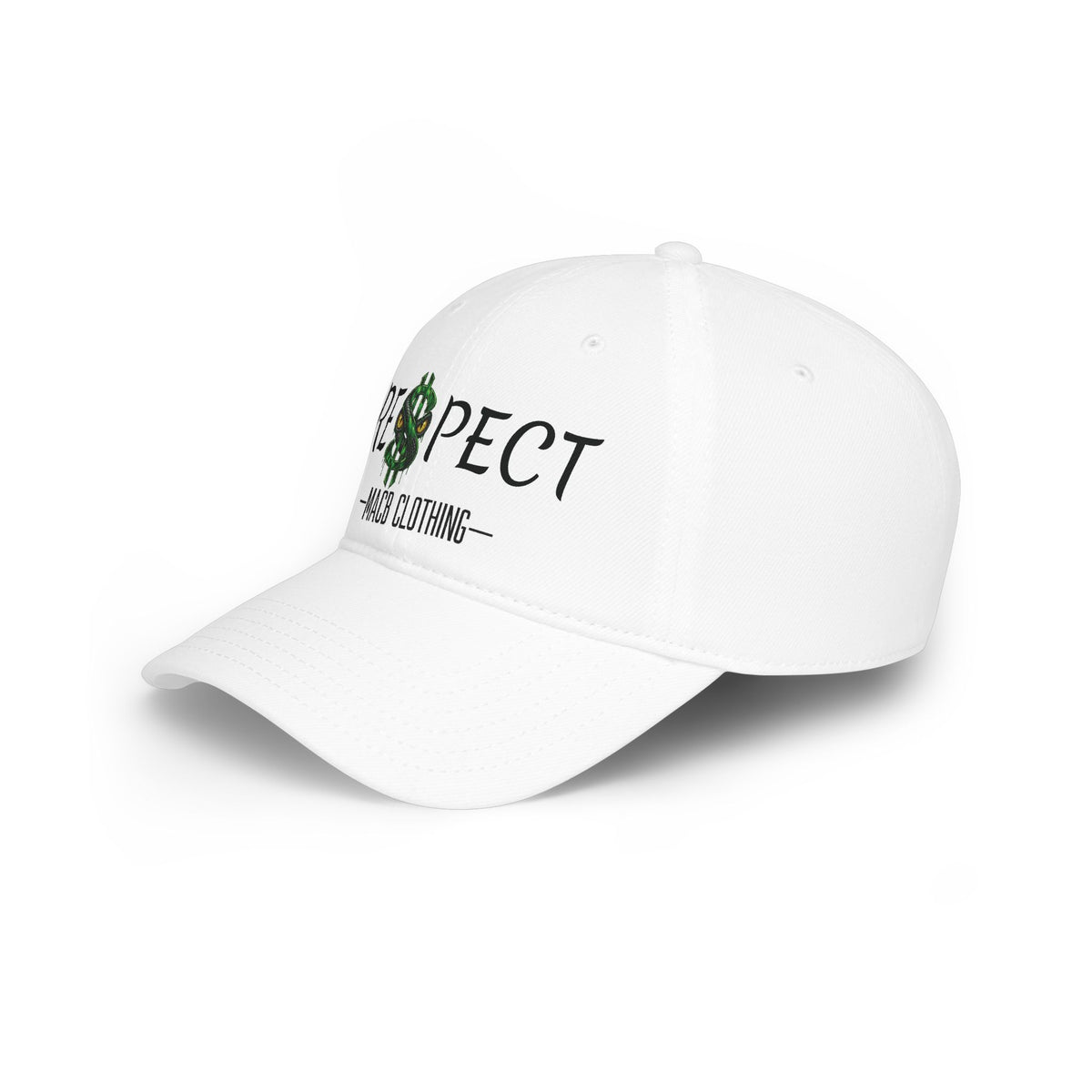 MACB DARK FONT RESPECT BASEBALL CAP