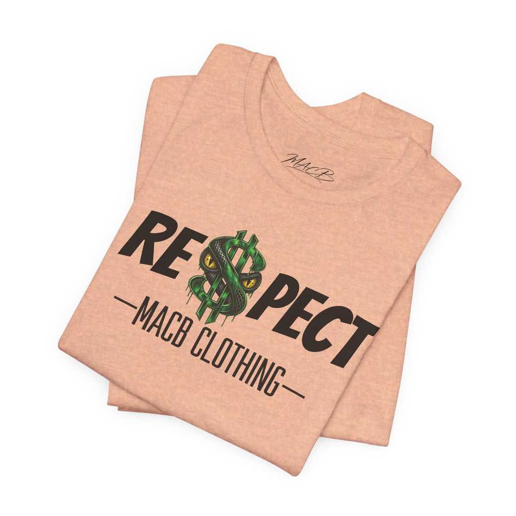 MACB updated S/Snake design unisex RE$PECT shirt