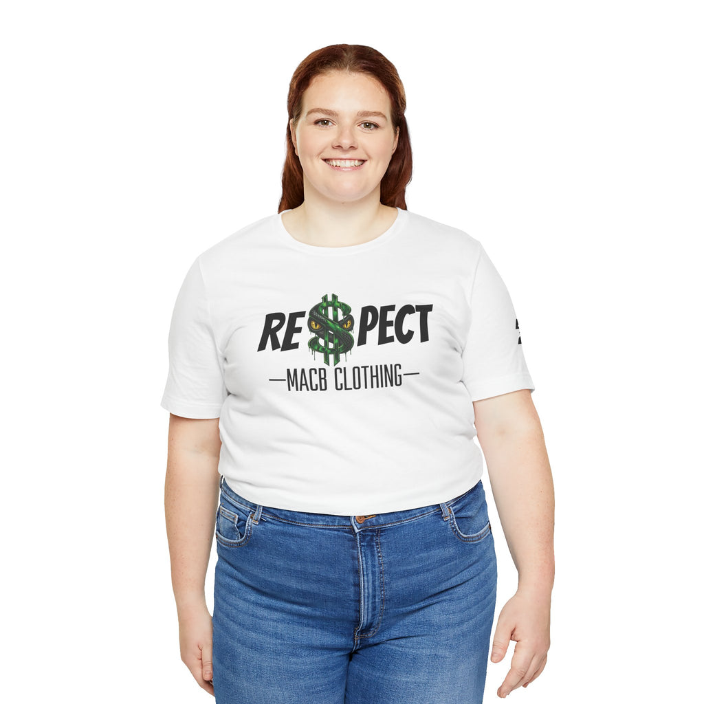 MACB updated S/Snake design unisex RE$PECT shirt