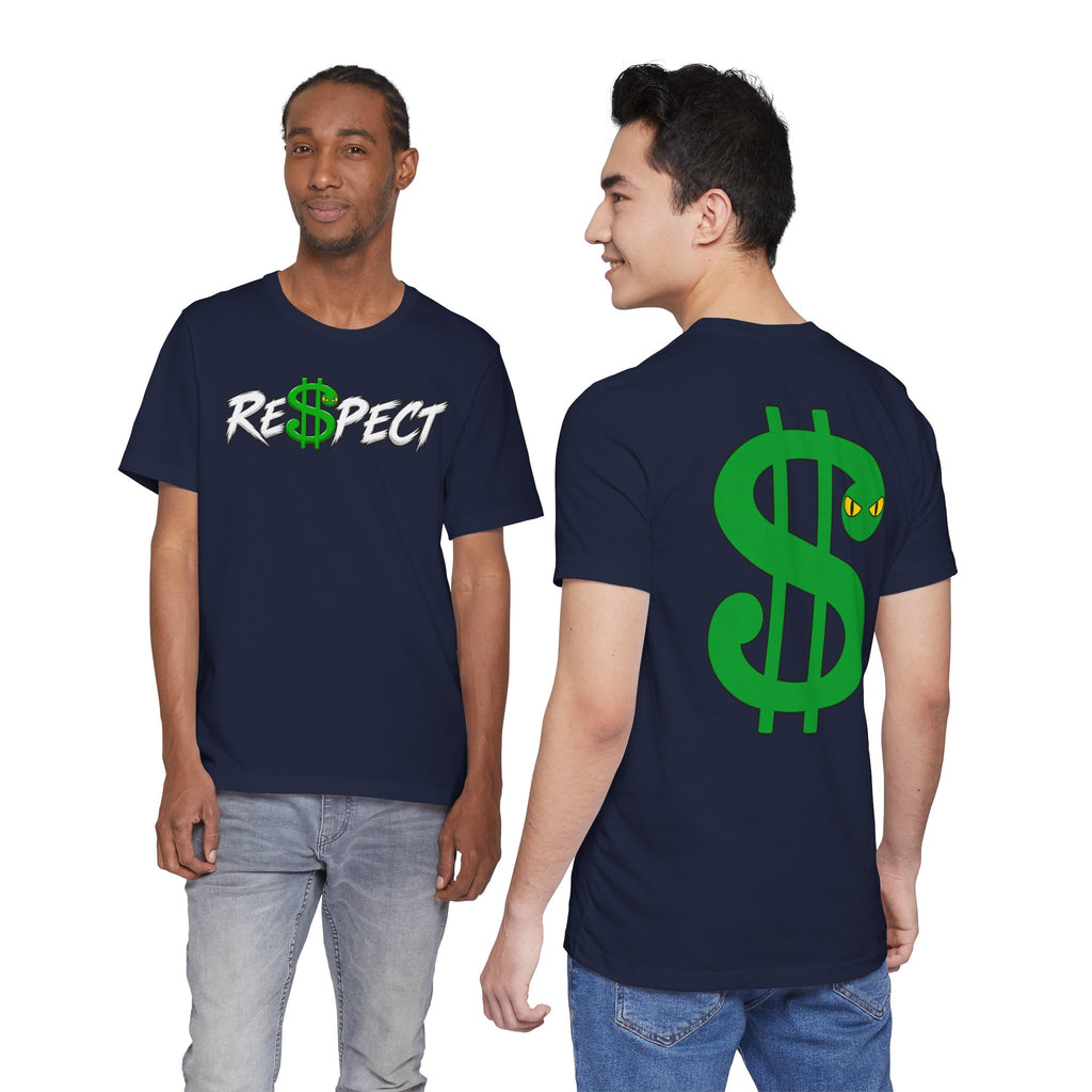 Unisex dark color white font combo