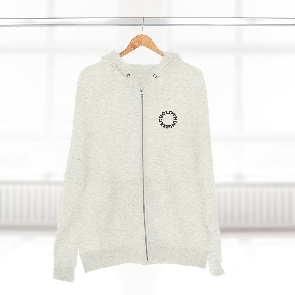 Unisex Zip Hoodie Large snake face back