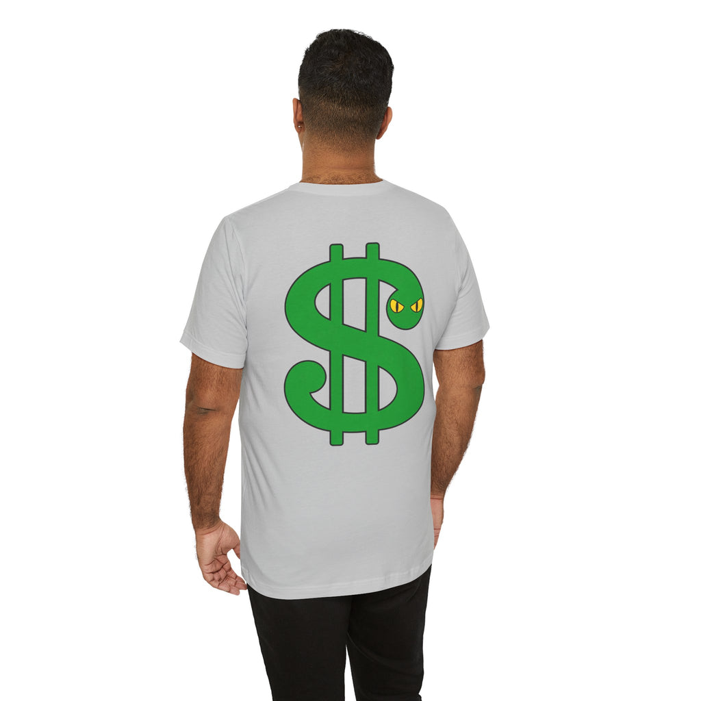 Unisex white color dark font combo