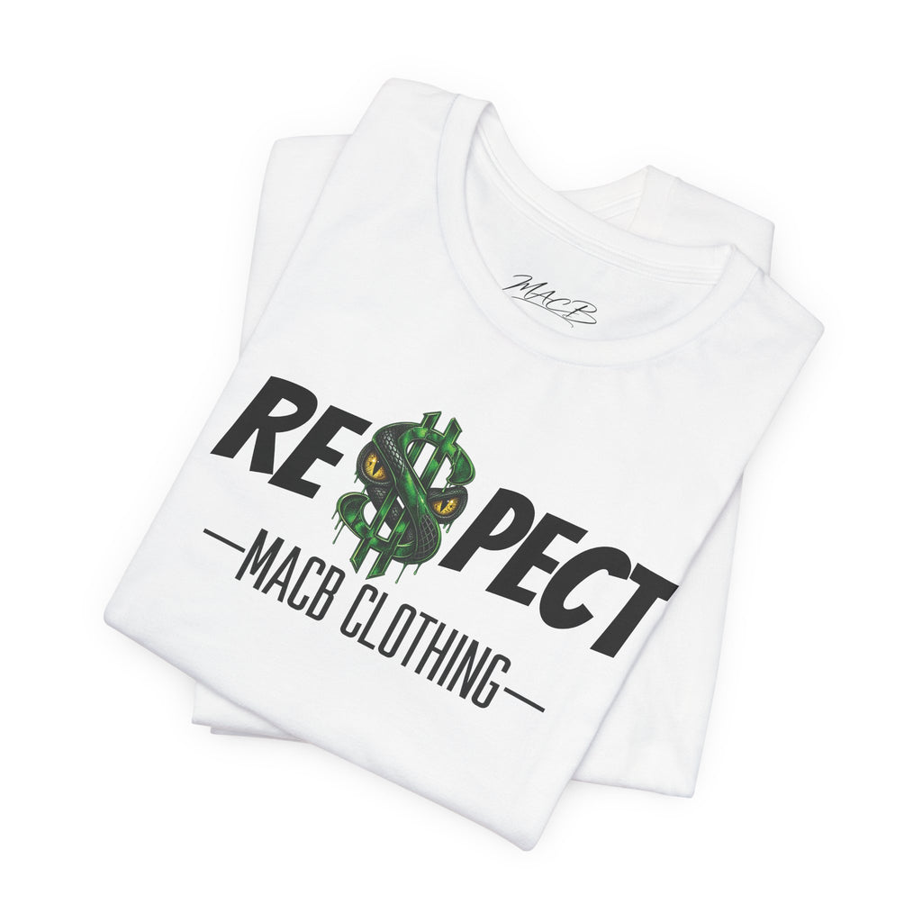MACB updated S/Snake design unisex RE$PECT shirt