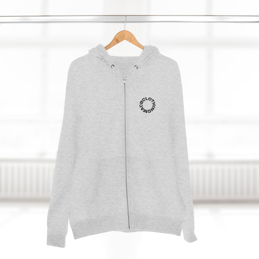Unisex Zip Hoodie Large snake face back