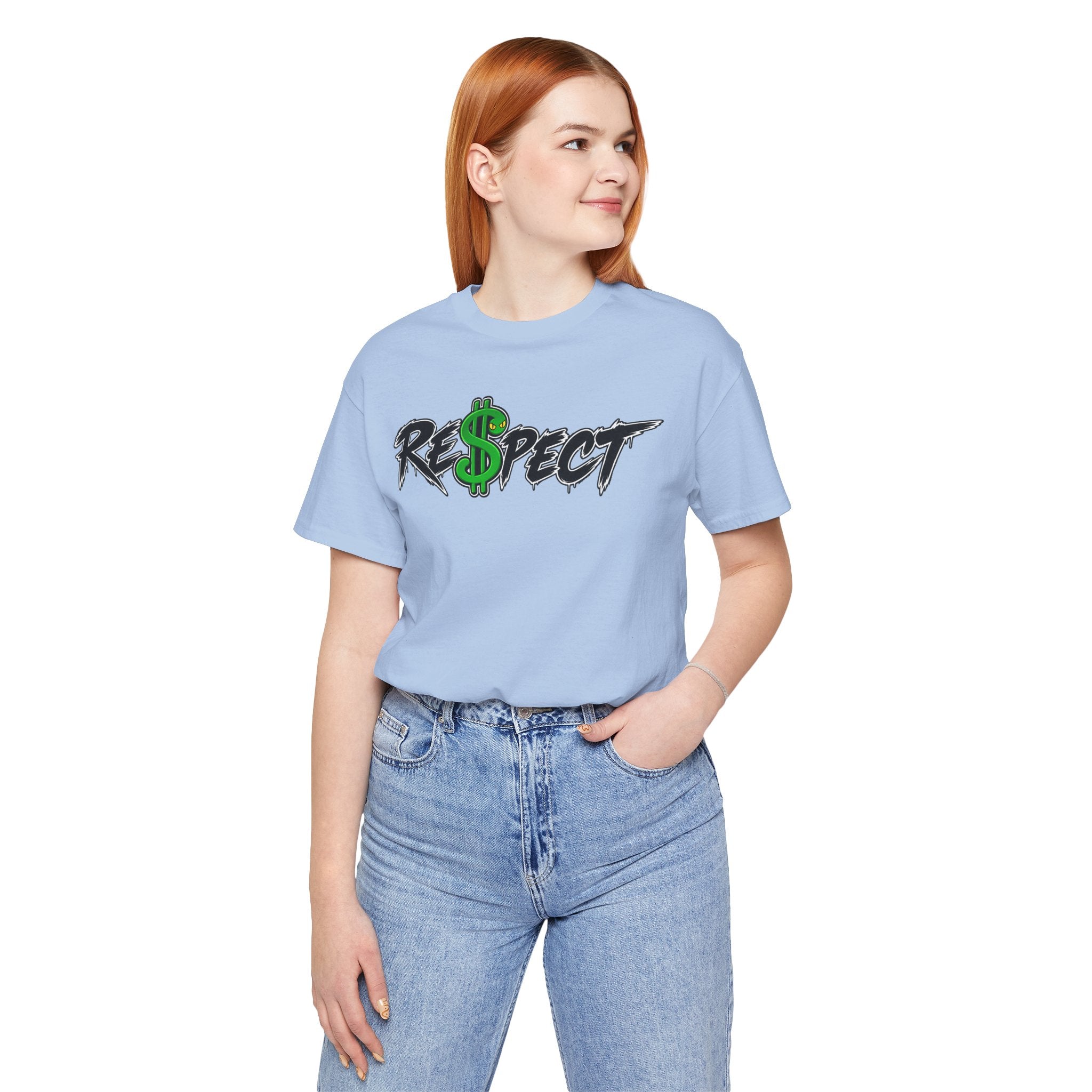 Unisex white color dark font combo