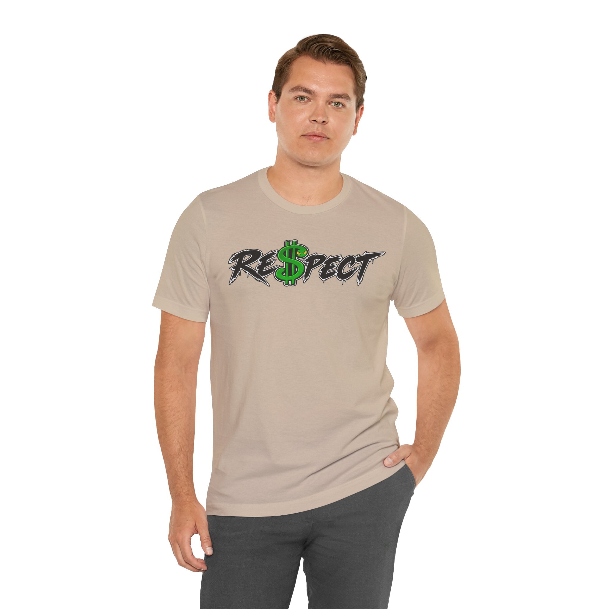 Unisex white color dark font combo