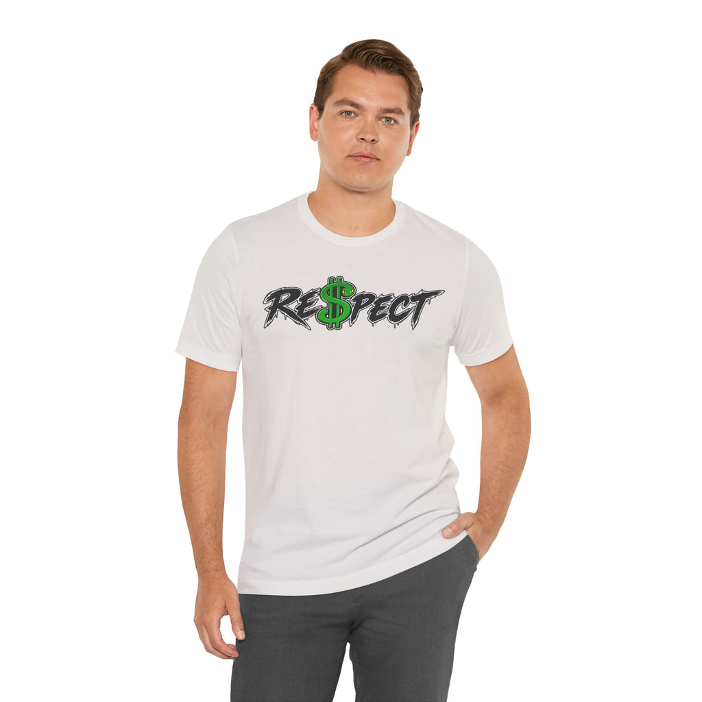 Unisex white color dark font combo