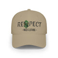 MACB DARK FONT RESPECT BASEBALL CAP