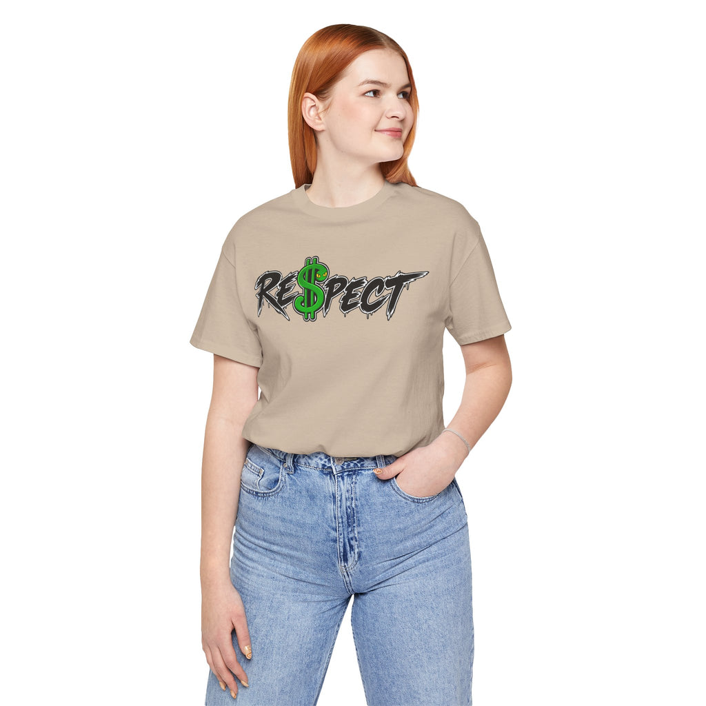 Unisex white color dark font combo