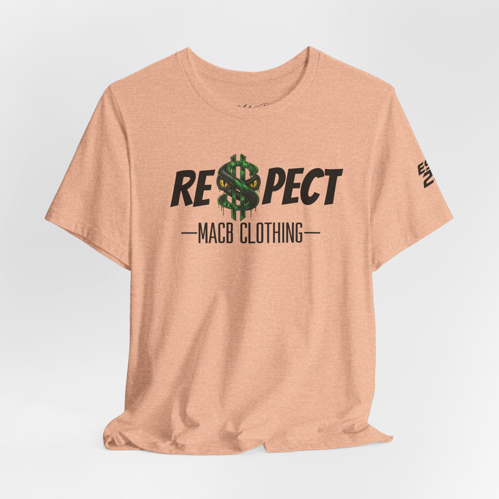 MACB updated S/Snake design unisex RE$PECT shirt