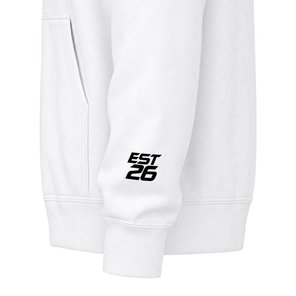 Unisex Zip Hoodie Large snake face back