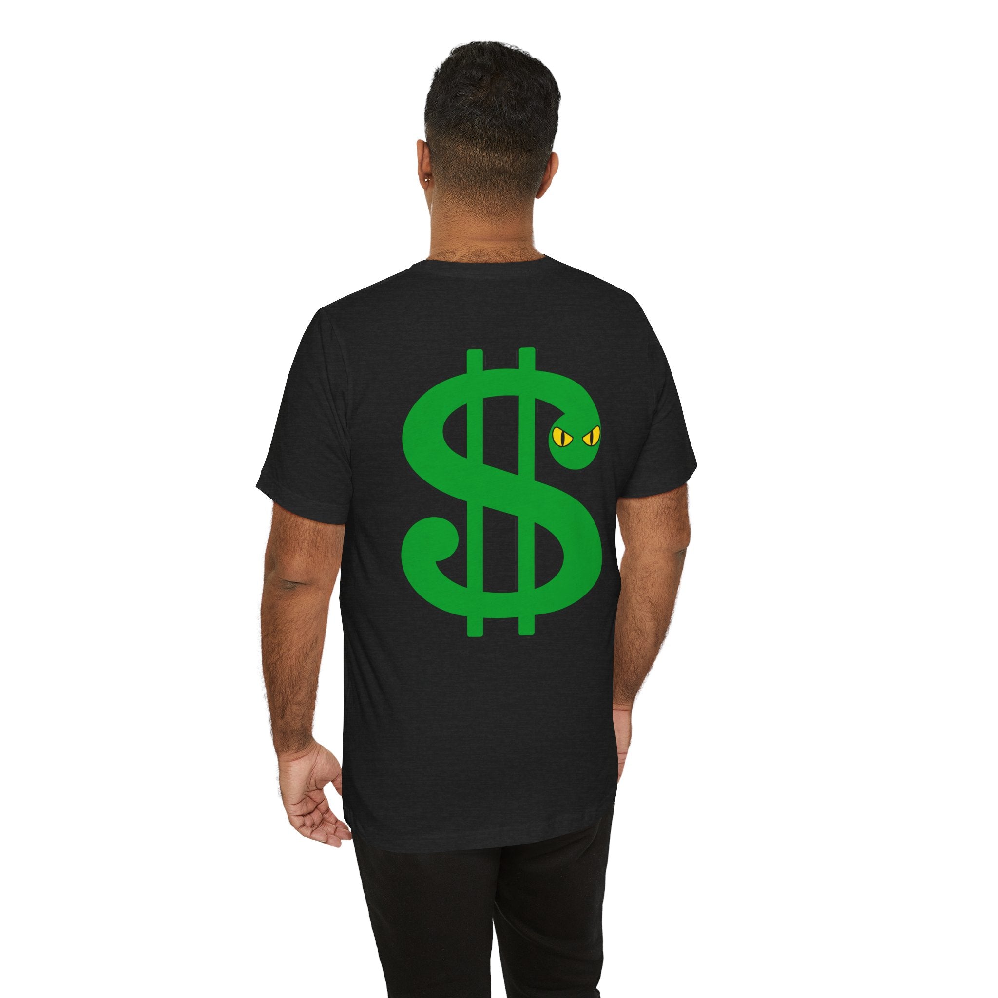 Unisex dark color white font combo