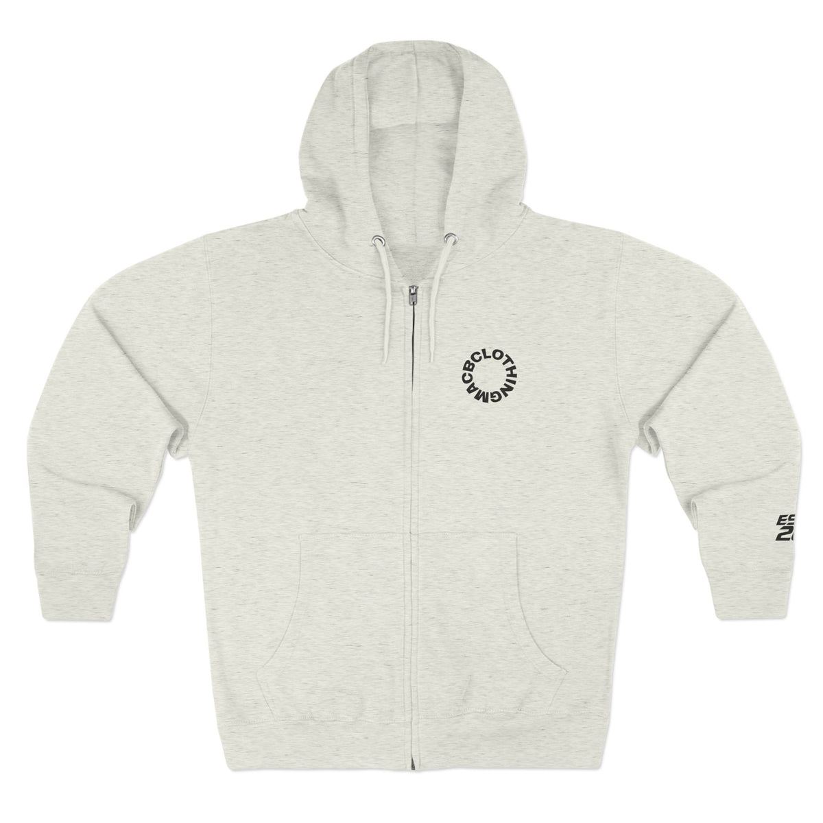 Unisex Zip Hoodie Large snake face back